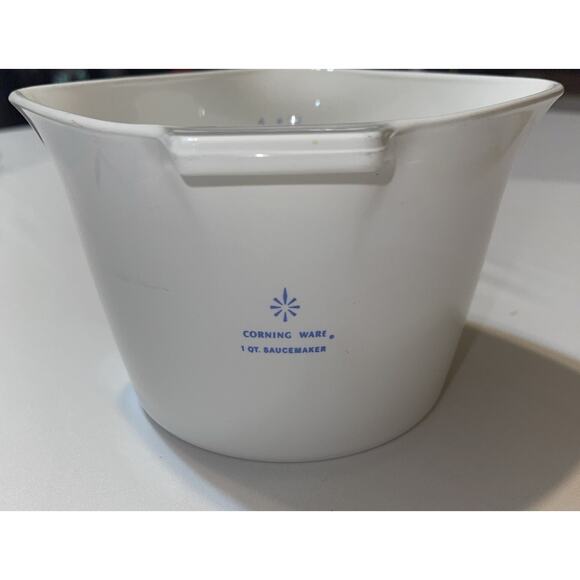 Vintage‎ Corning Ware Cornflower Blue 4 Cup 1 QT Sauce Maker P-55-B - Picture 4 of 8
